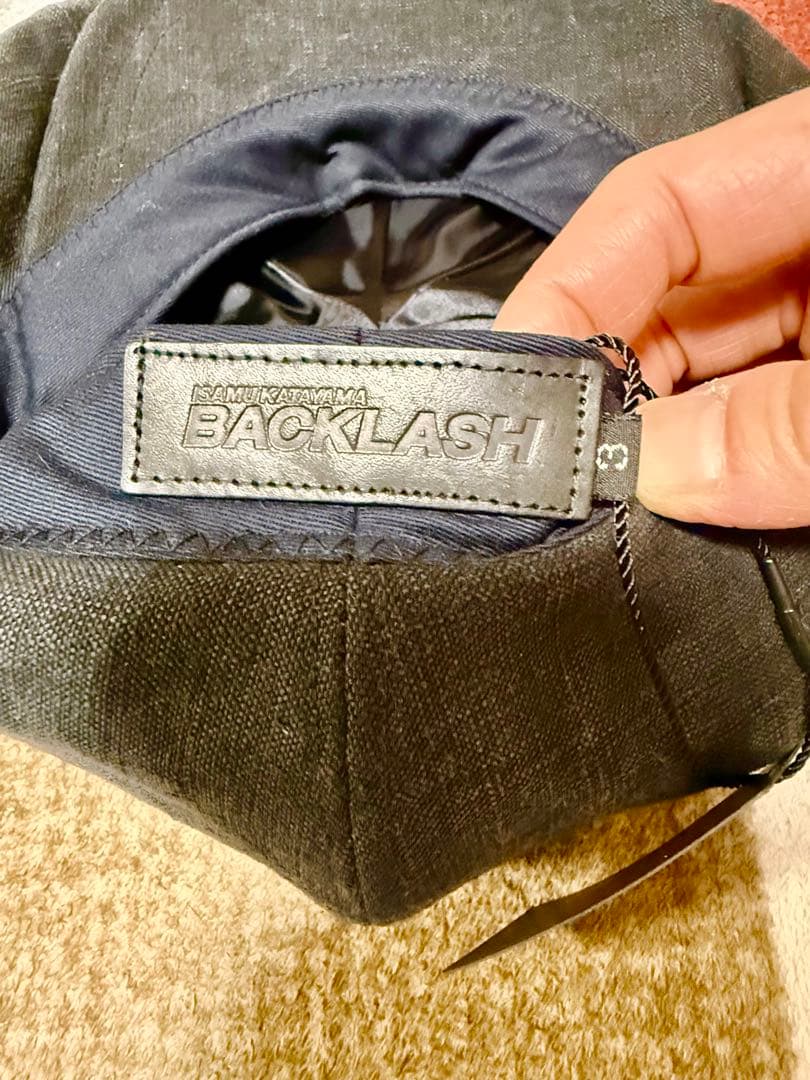 愛*美様 激しぶ☆イサムカタヤマバックラッシュキャスケット【ブラック】 帽子