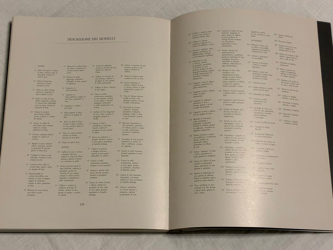 GIORGIO ARMANI 1989/90 秋冬ルックブック