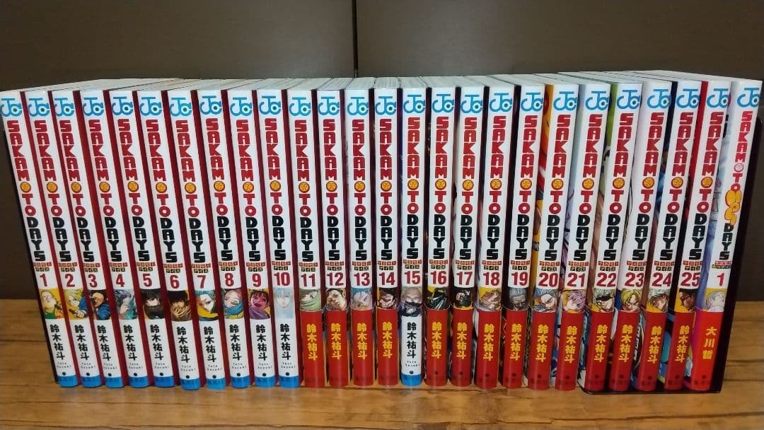 サカモトデイズ1~25+サカモトホリデイズ1巻+ポストカード