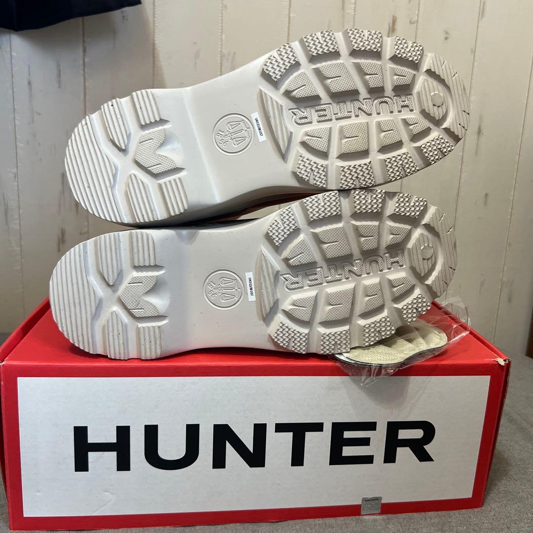 ［値下げ］HUNTER BEAMS厚底ベージュ長靴