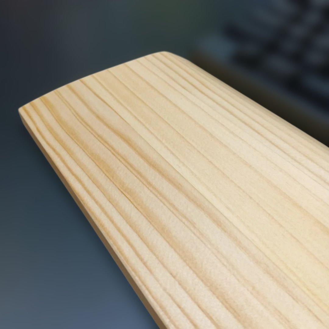 パイン集成材 HHKB Studio対応 手作りパームレスト兼キーボードルーフ