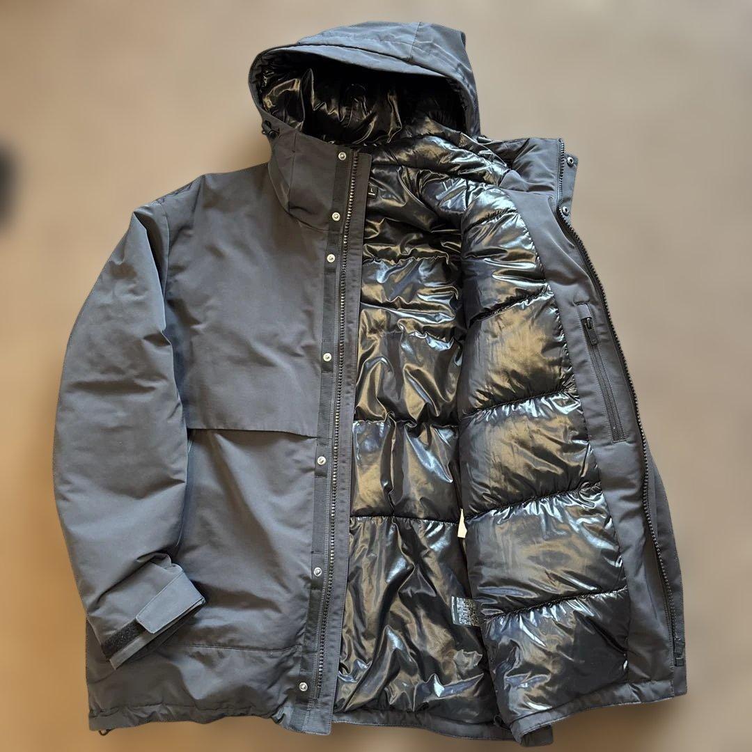 UNIQLO+J ハイブリッドダウンオーバーサイズパーカー ダークグレー　L