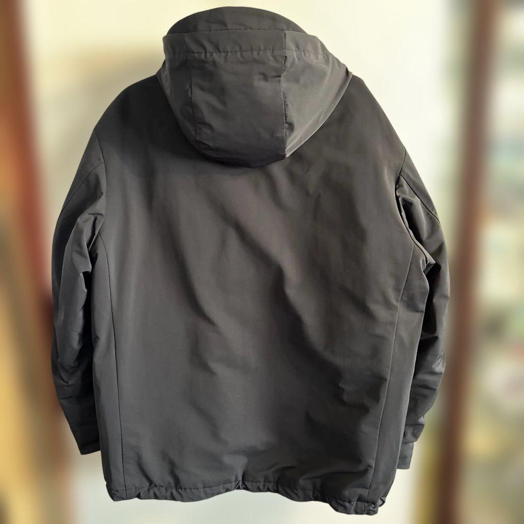 UNIQLO+J ハイブリッドダウンオーバーサイズパーカー ダークグレー　L