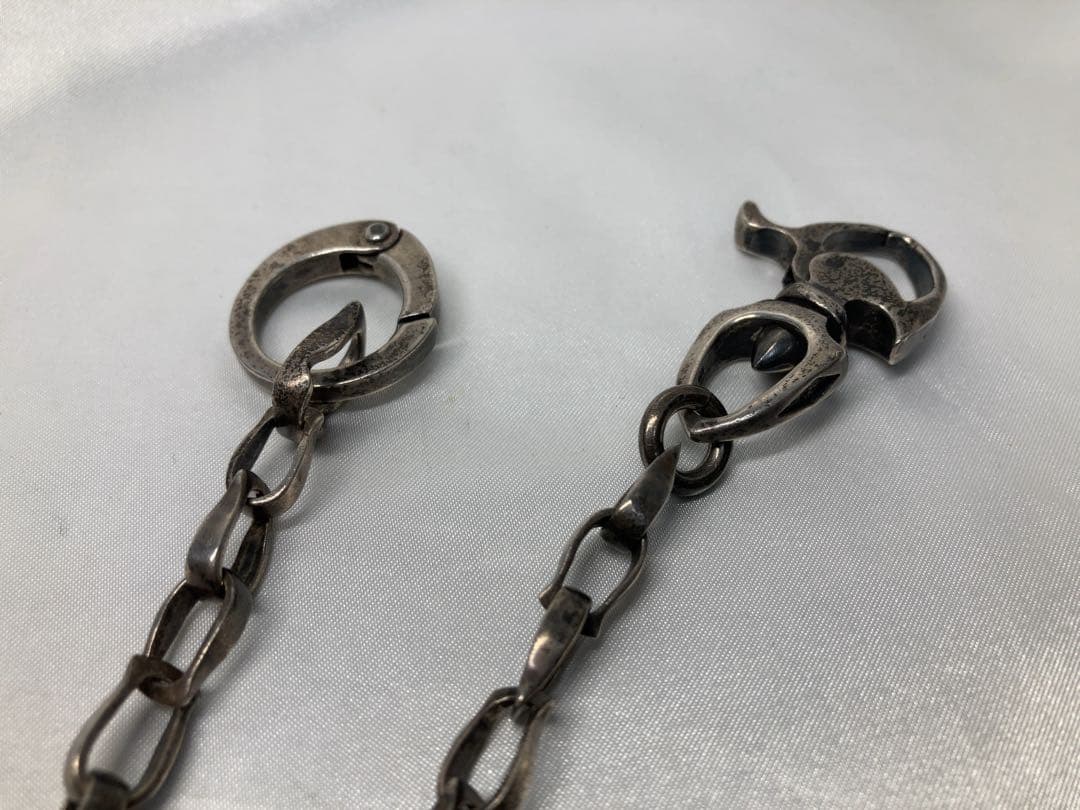 <美品> シルバー 925 ウォレットチェーン　50㎝