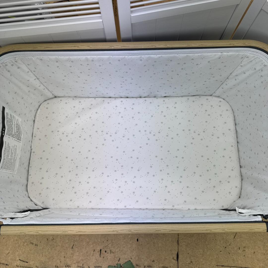 ★★HZDMJ　折り畳みベビーベッド　BabyCrib C03　グレー