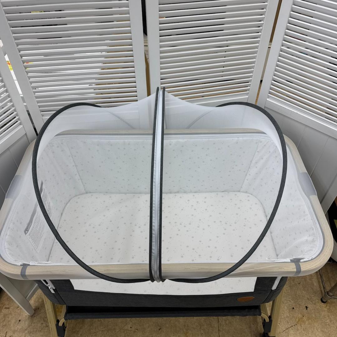 ★★HZDMJ　折り畳みベビーベッド　BabyCrib C03　グレー