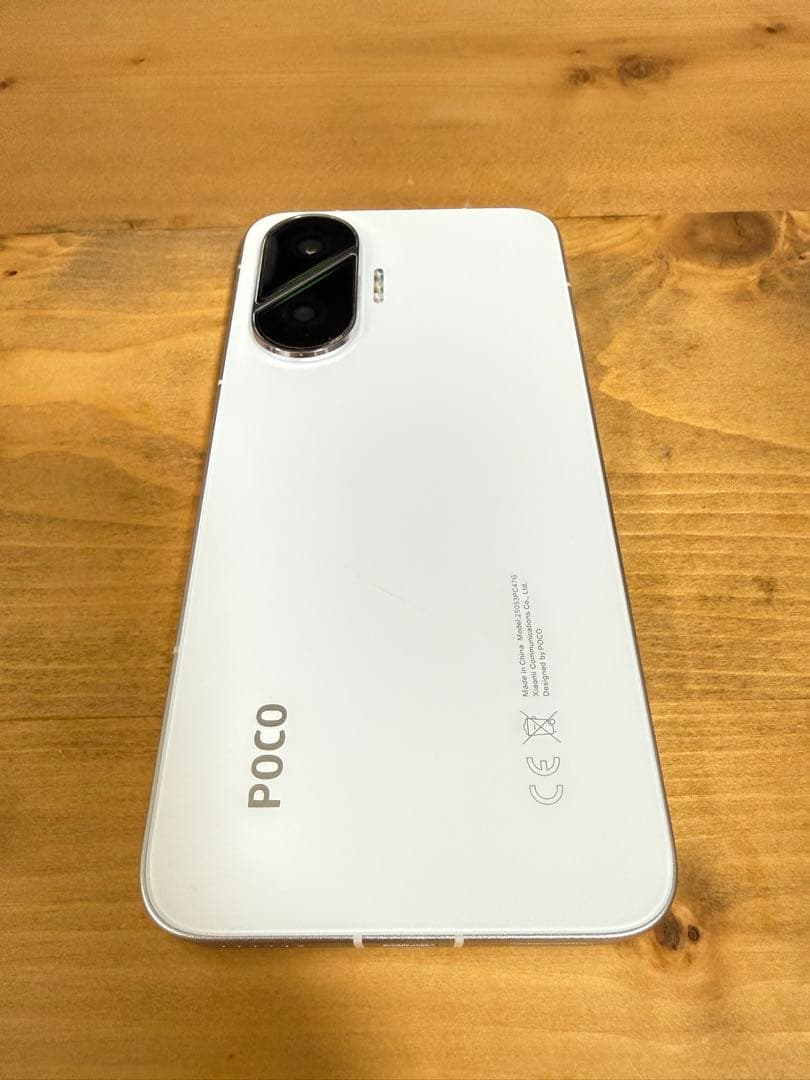POCO F7 256GBスマートフォン 本体 ホワイト