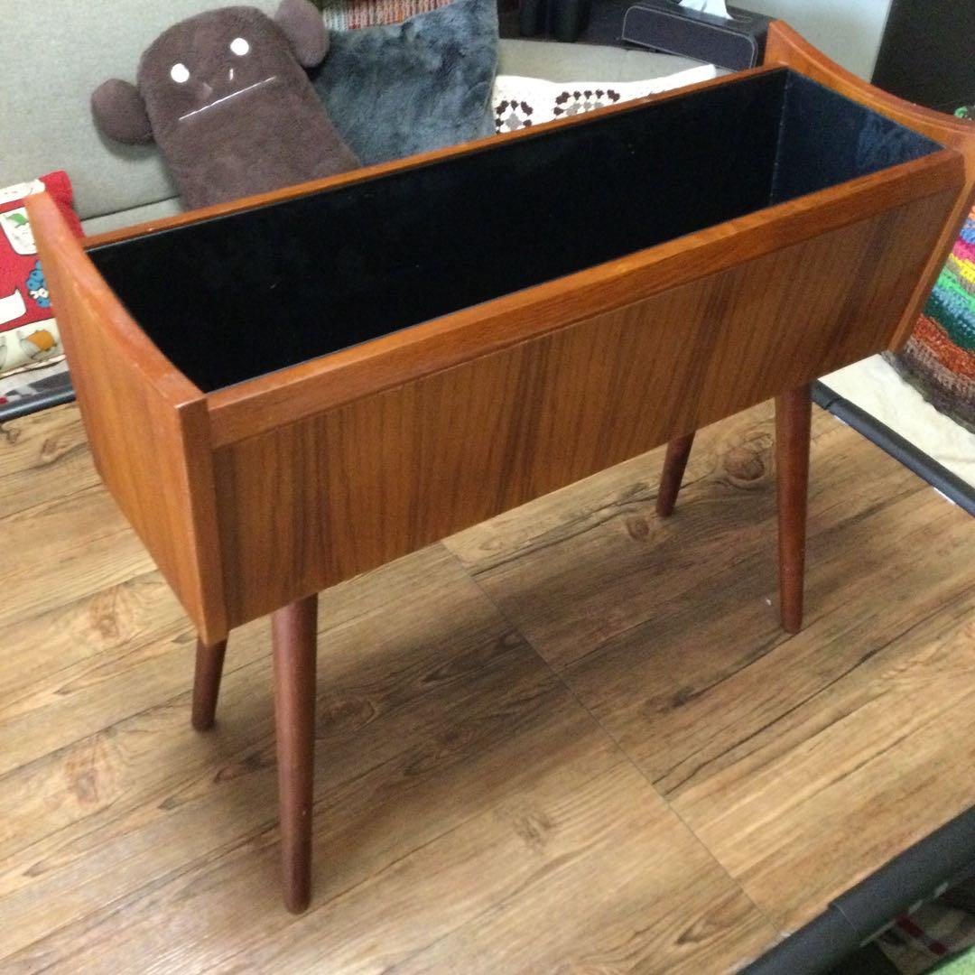 プランターボックス　北欧　チーク材　デンマーク製