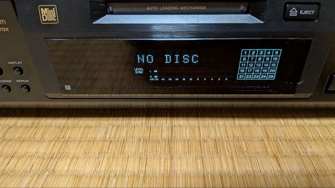 SONY MDデッキ MDS-JE700