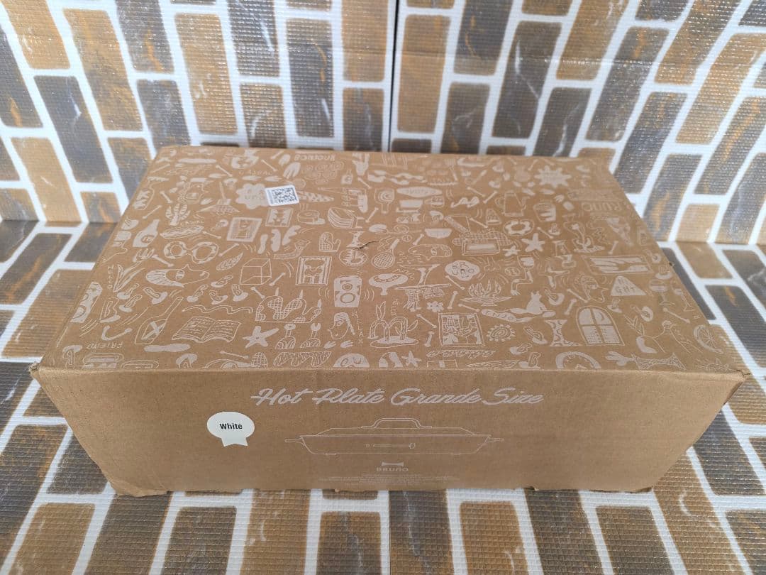 BRUNO　3点セット　ホットプレート グランデサイズ ホワイト
