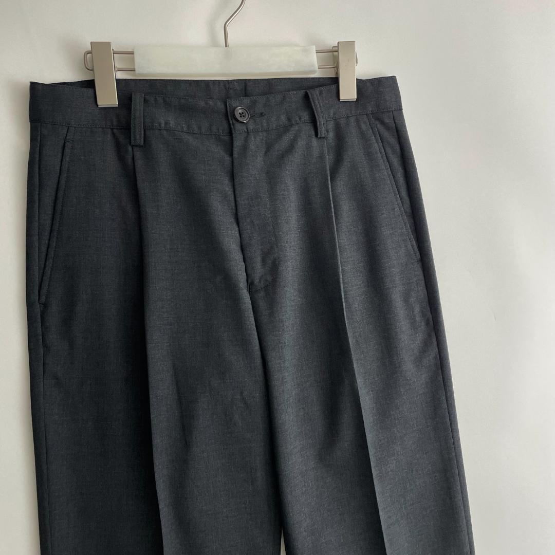 美品 23ss BEAMS PLUS プリーツ タック パンツ トラウザー