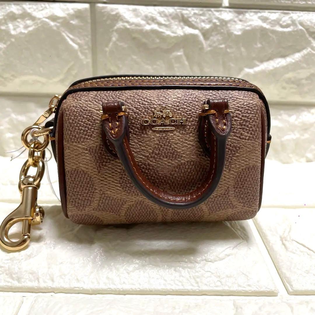COACH バックチャーム　キーホルダー　ミニサッチェル