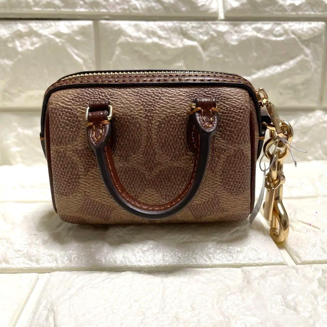 COACH バックチャーム　キーホルダー　ミニサッチェル