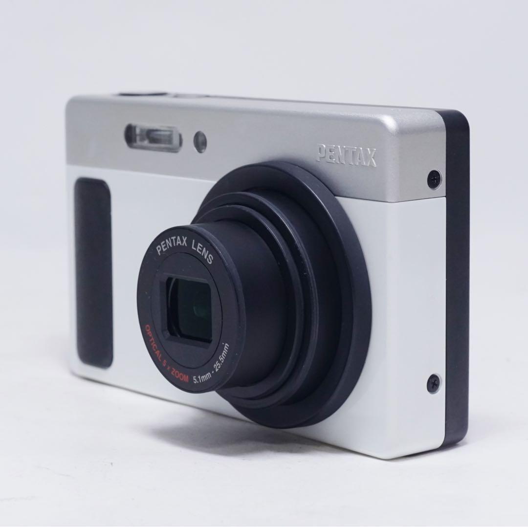 動作確認済 極美品 PENTAX Optio H90 ホワイト コンデジ