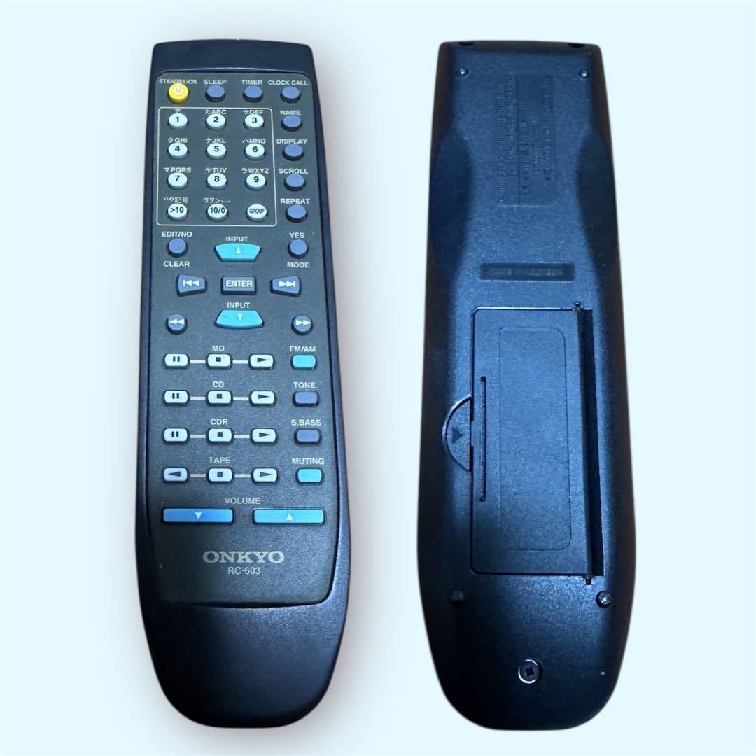 ONKYO FR-B Hi-MDコンポ X-B8 リモコン付き 動作良好