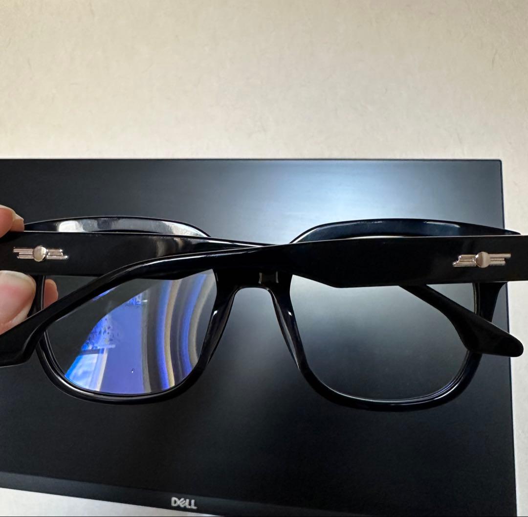 GENTLE MONSTER UNA.C N ブラックメガネ ケ