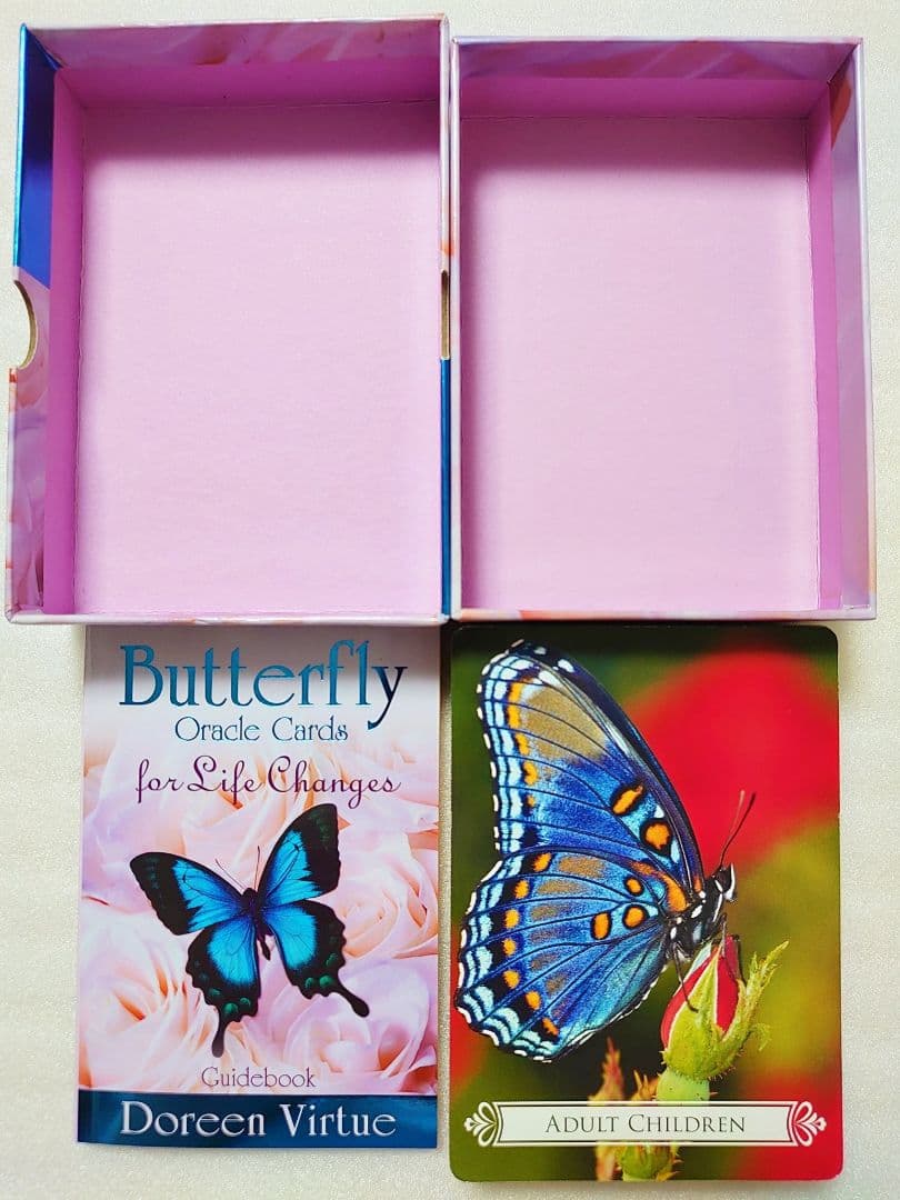 英語版 アニマルタロットカード ロマンスエンジェルオラクル バタフライオラクル