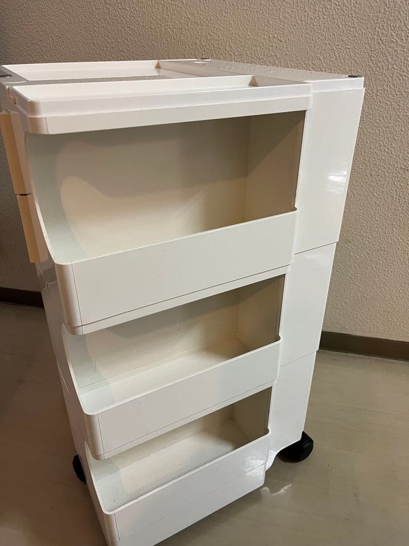 B-LINE BOBY WAGON ホワイト　3段2トレイ