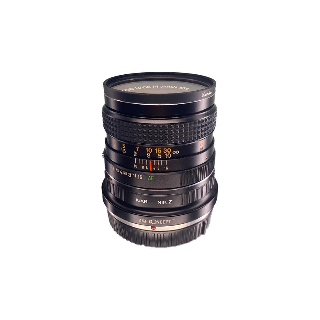 再値下げKonica 50mm F1.7＆K&F Zマウント用マウントアダプター