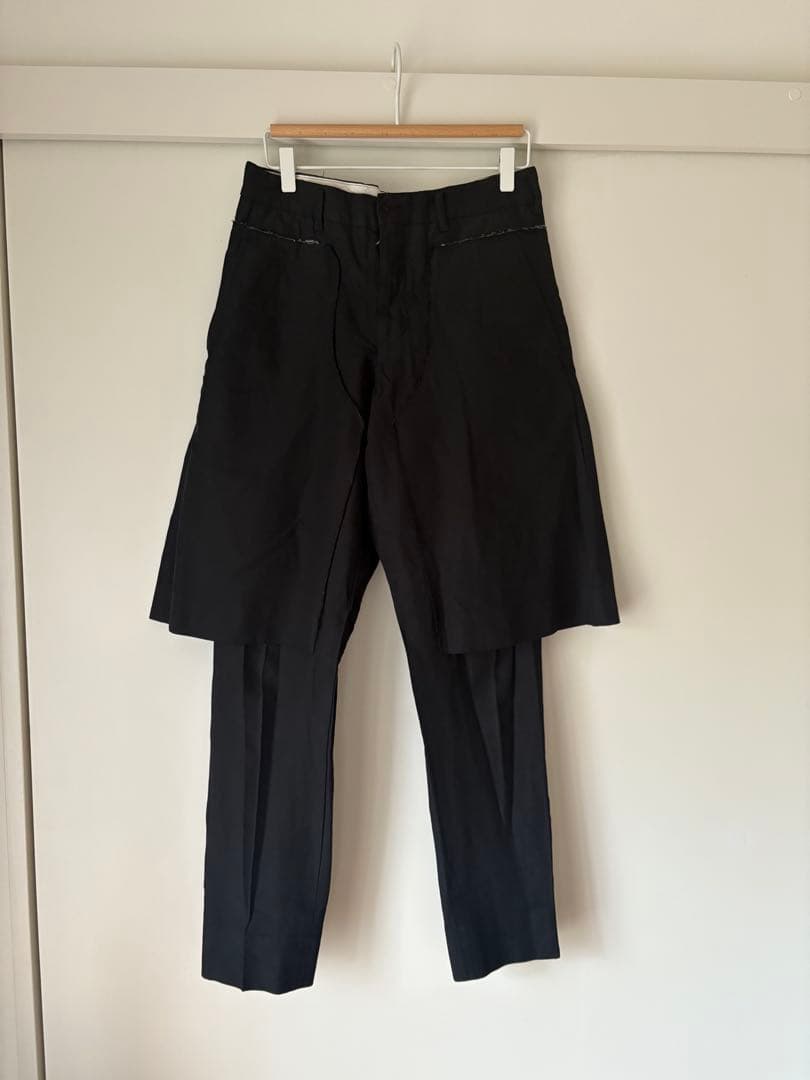 z*k様 コムデギャルソンオム　プリュス　パンツ　 ブラック