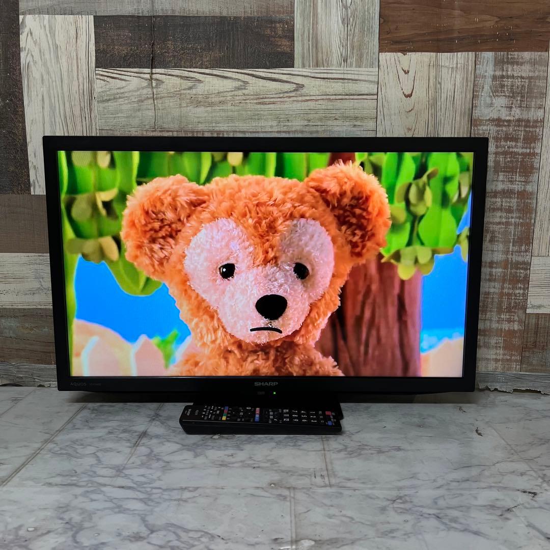 即日受渡❣️全国送料込半年前購入SHARP24V型外付HDD対応・裏番組録画対応
