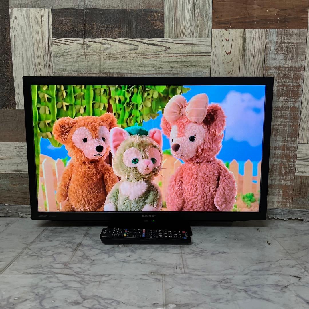 即日受渡❣️全国送料込半年前購入SHARP24V型外付HDD対応・裏番組録画対応