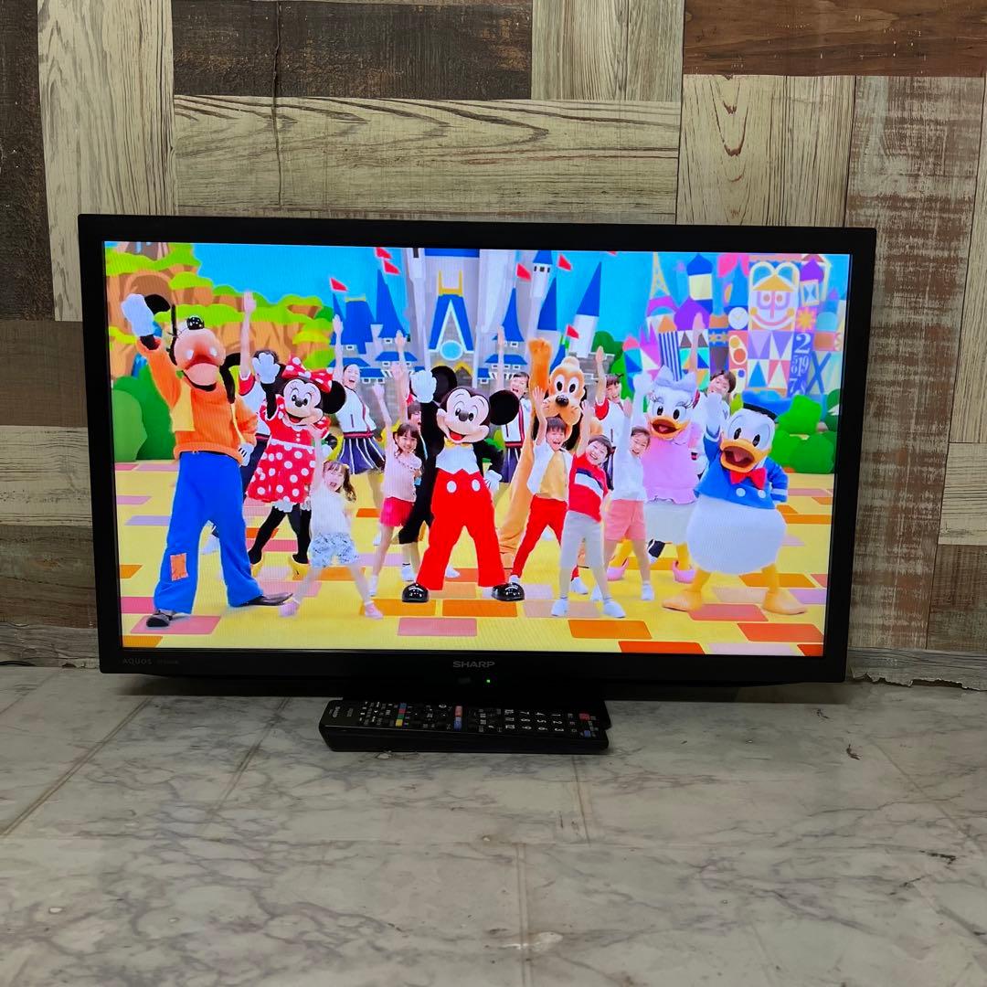 即日受渡❣️全国送料込半年前購入SHARP24V型外付HDD対応・裏番組録画対応