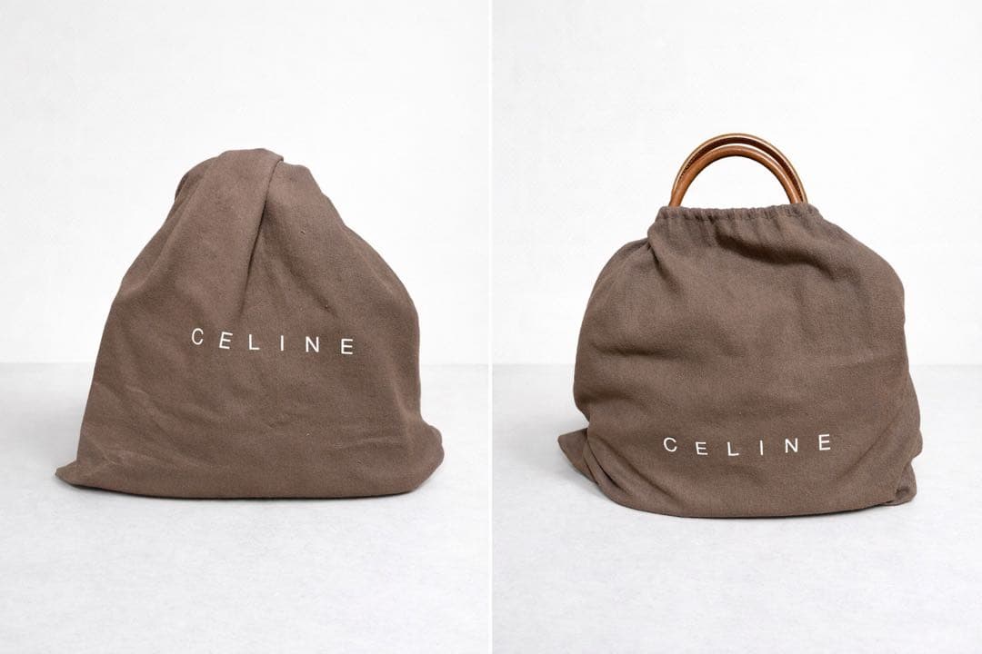 CELINE セリーヌ マカダム ハンドバッグ ベージュ ヴィンテージ　正規品