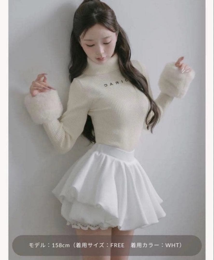 新品Darich ボリュームバルーンミニスカート FREE