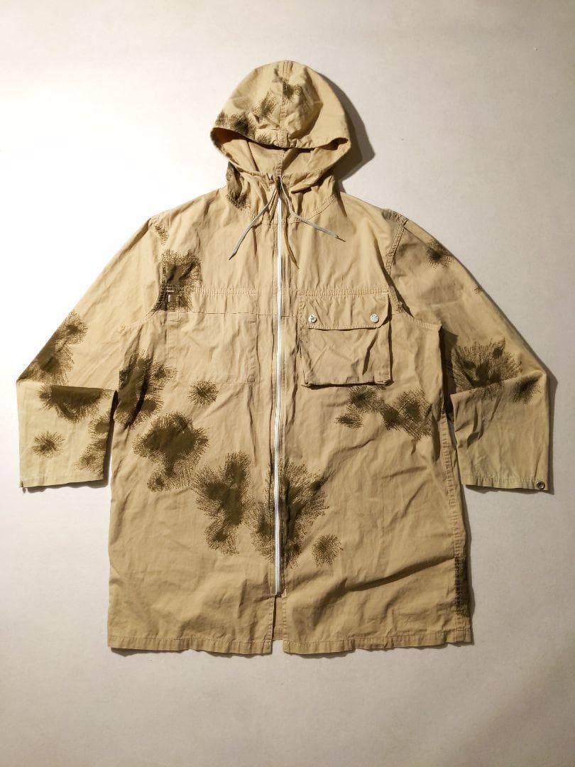 セットアップ リバーシブル 実物ドイツ軍 スノーパーカー ジャケット 後染め