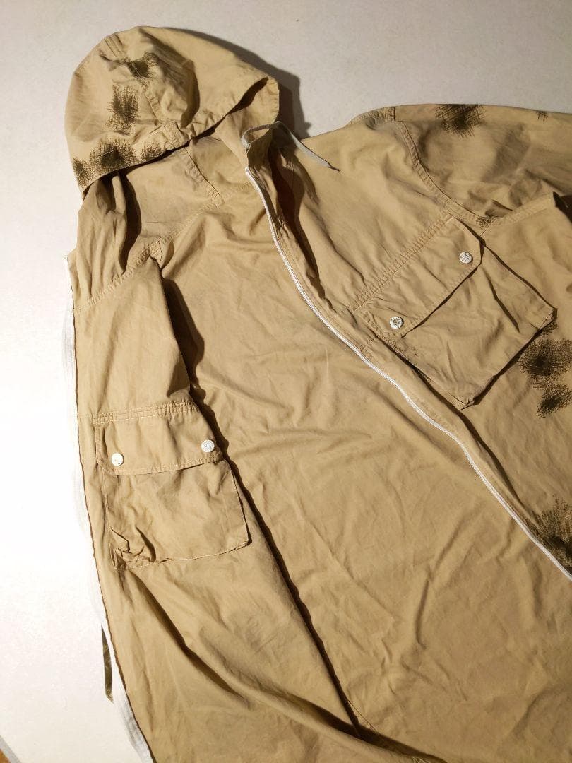 セットアップ リバーシブル 実物ドイツ軍 スノーパーカー ジャケット 後染め