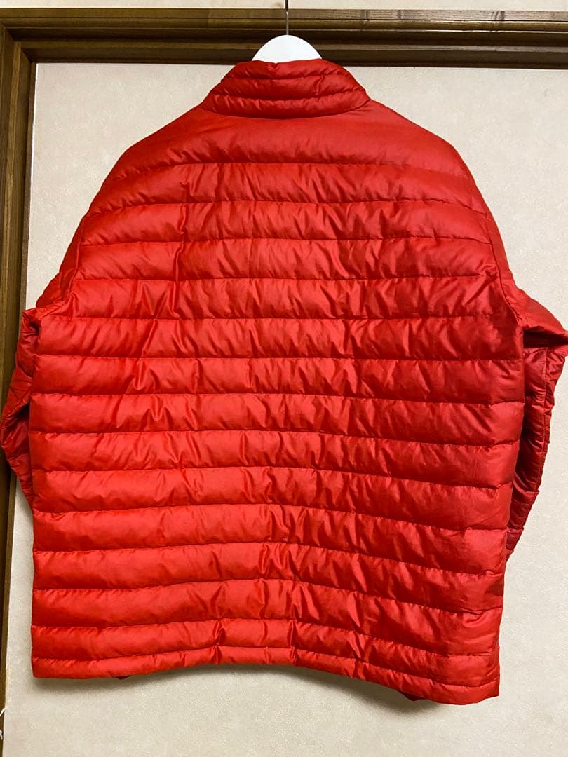 【patagonia】軽量ダウン　メンズ　L レッド