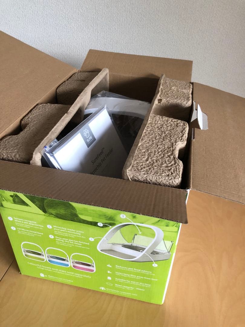 SureFeed シュアーフィーダー マイクロチップ 自動給餌器 箱