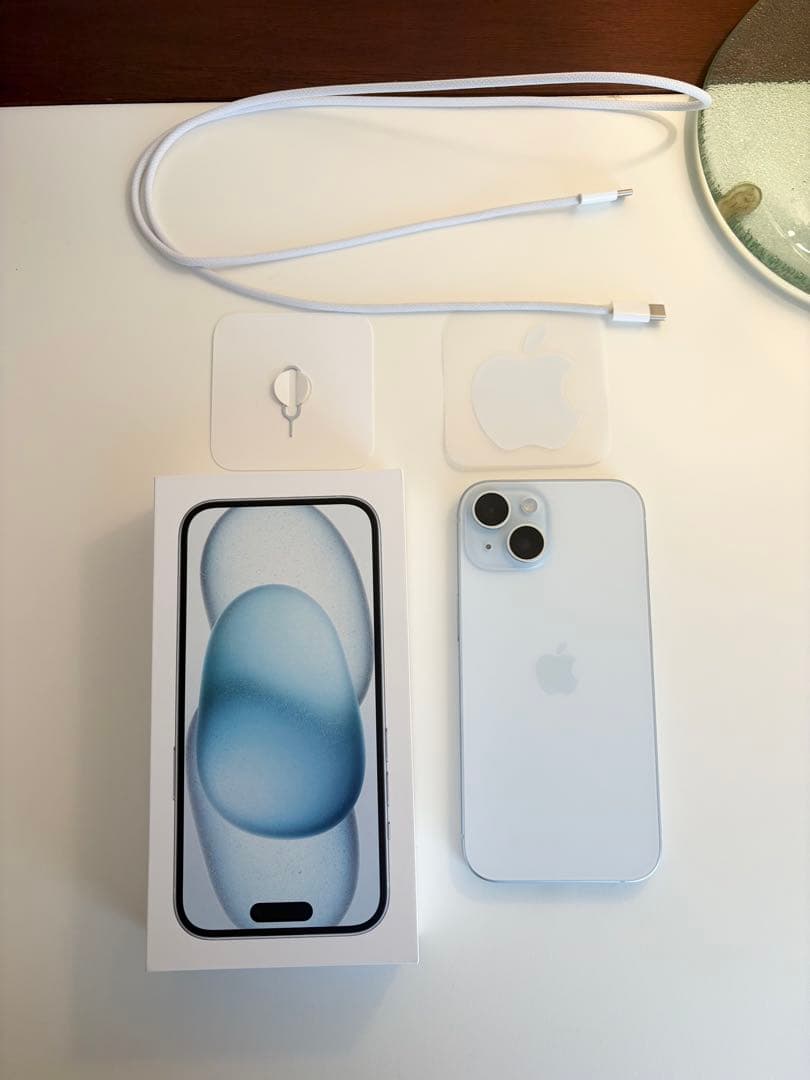 iPhone15 128GB ブルー　美品