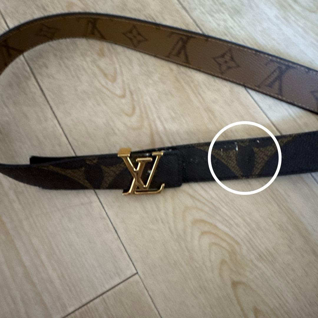 Louis Vuitton モノグラム レザーベルト　リバーシーブル85から95