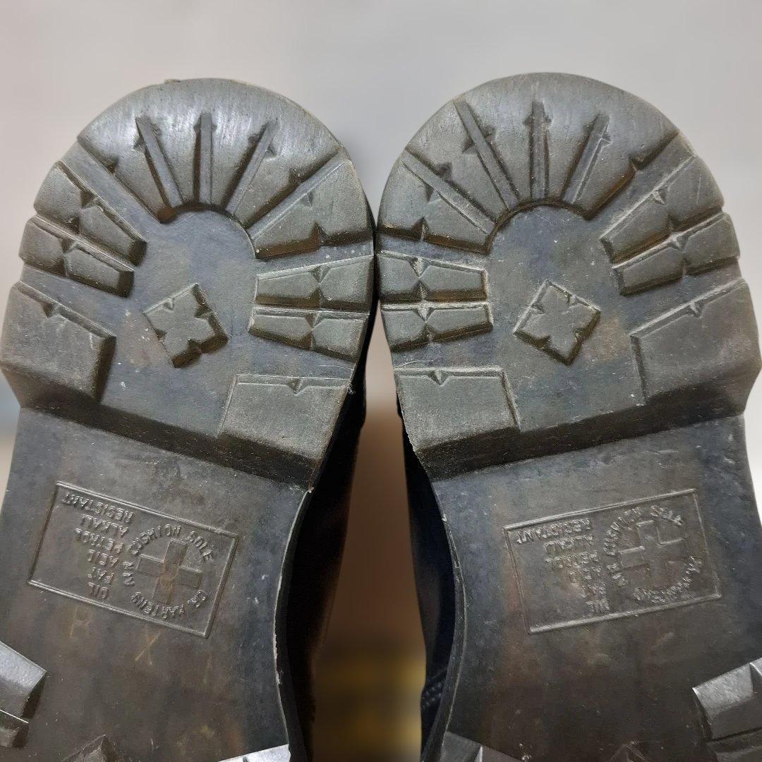 Dr,Martens レザーサイドゴアブーツ 黒 ファー付き