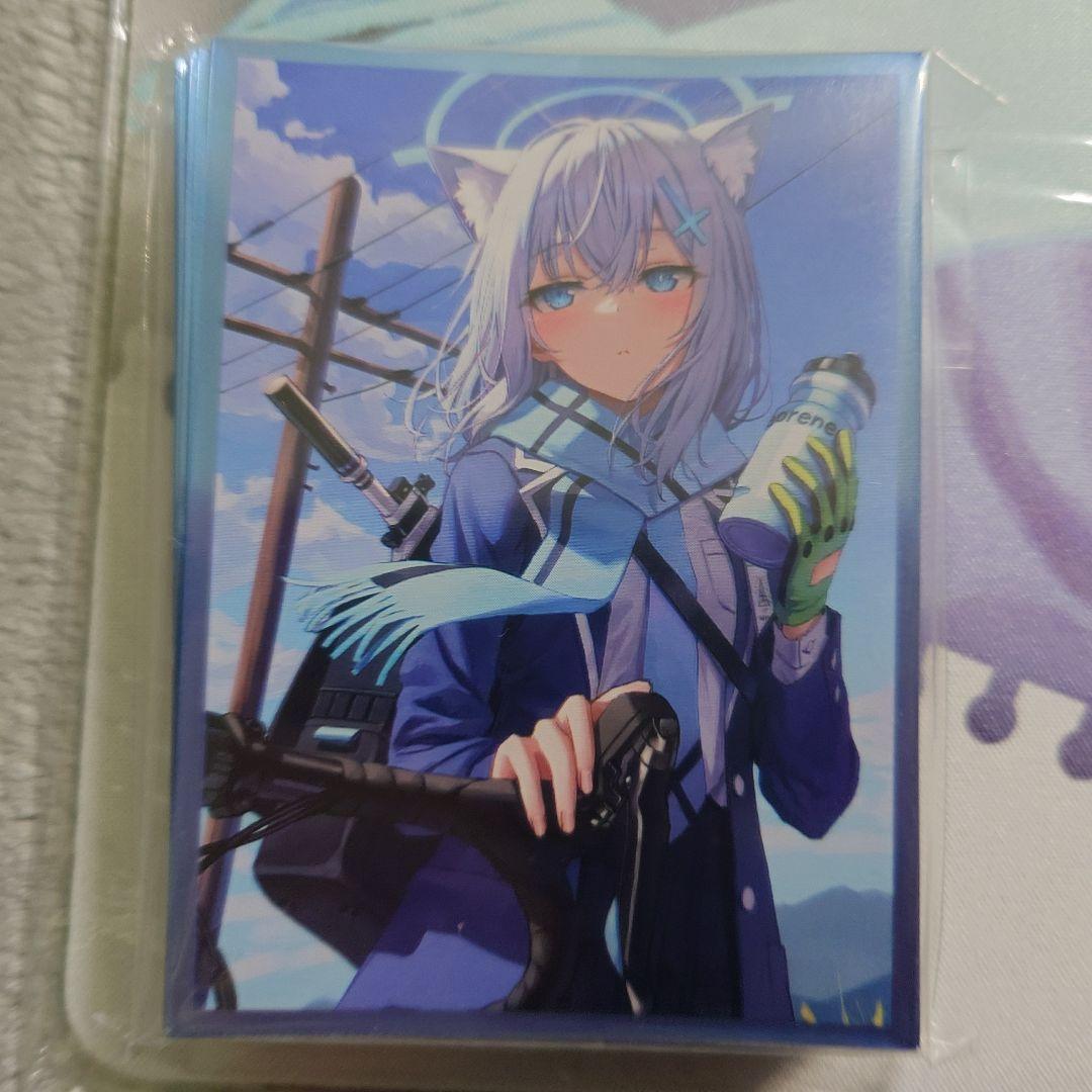 α4 ブルーアーカイブ ボトル&ロードバイク 砂狼シロコ スリーブ&プレイマット