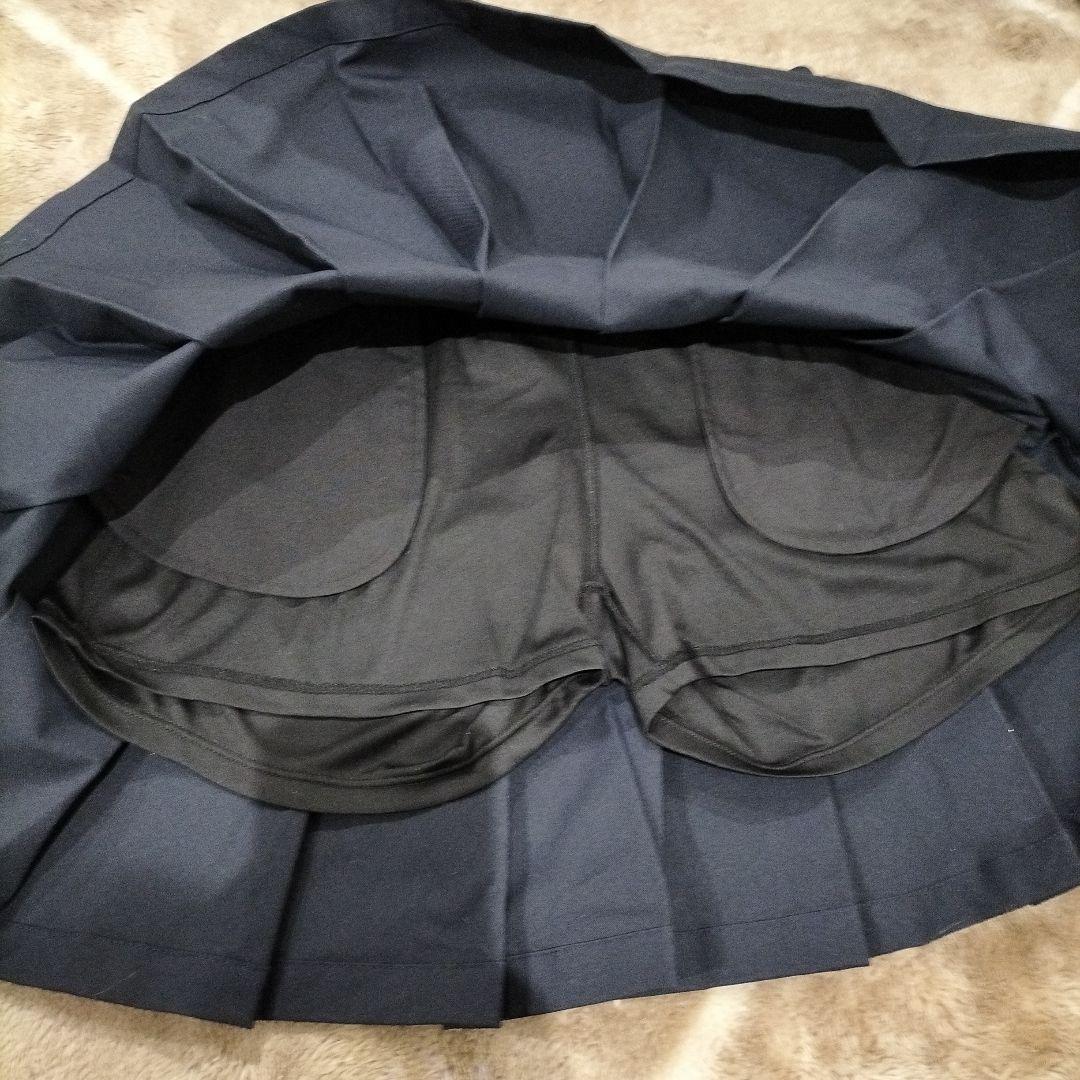 タグ付き未使用アルチビオブラック 膝上丈プリーツスカート サイズ38