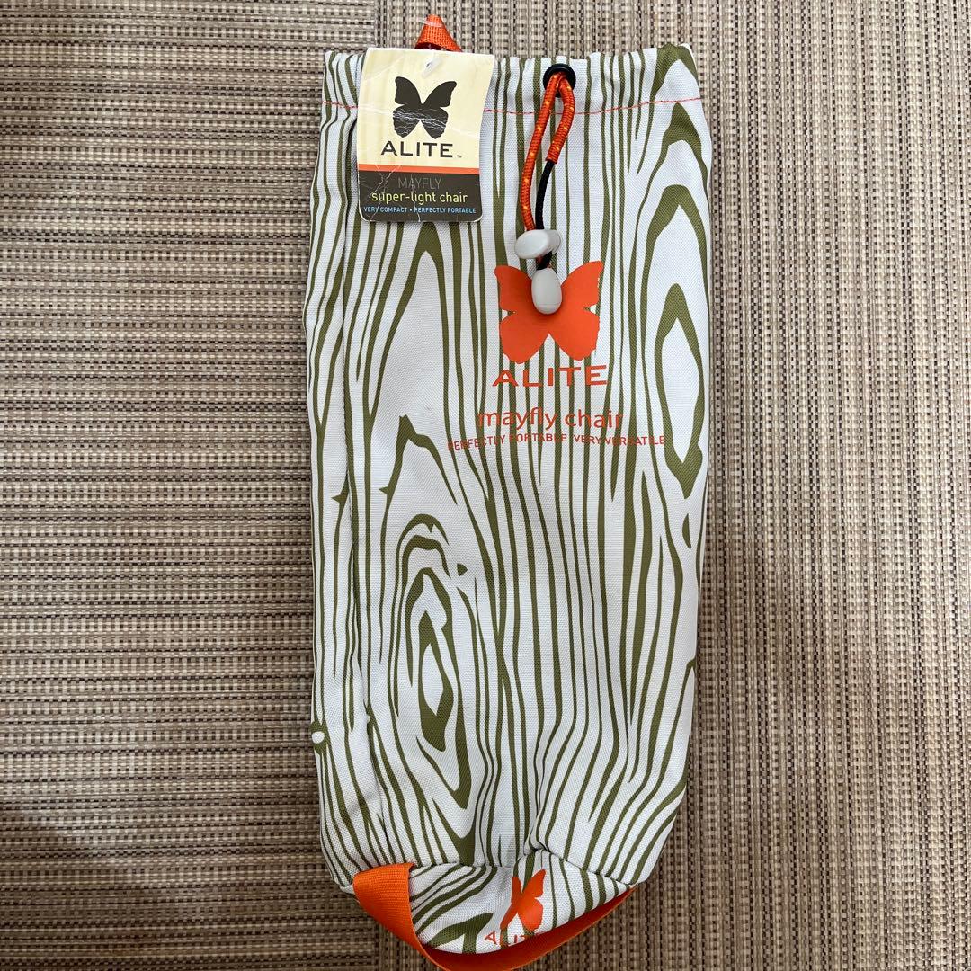 タグ付き ALITE メイフライチェア ウッドグレイン　志摩リン　ゆるキャン△