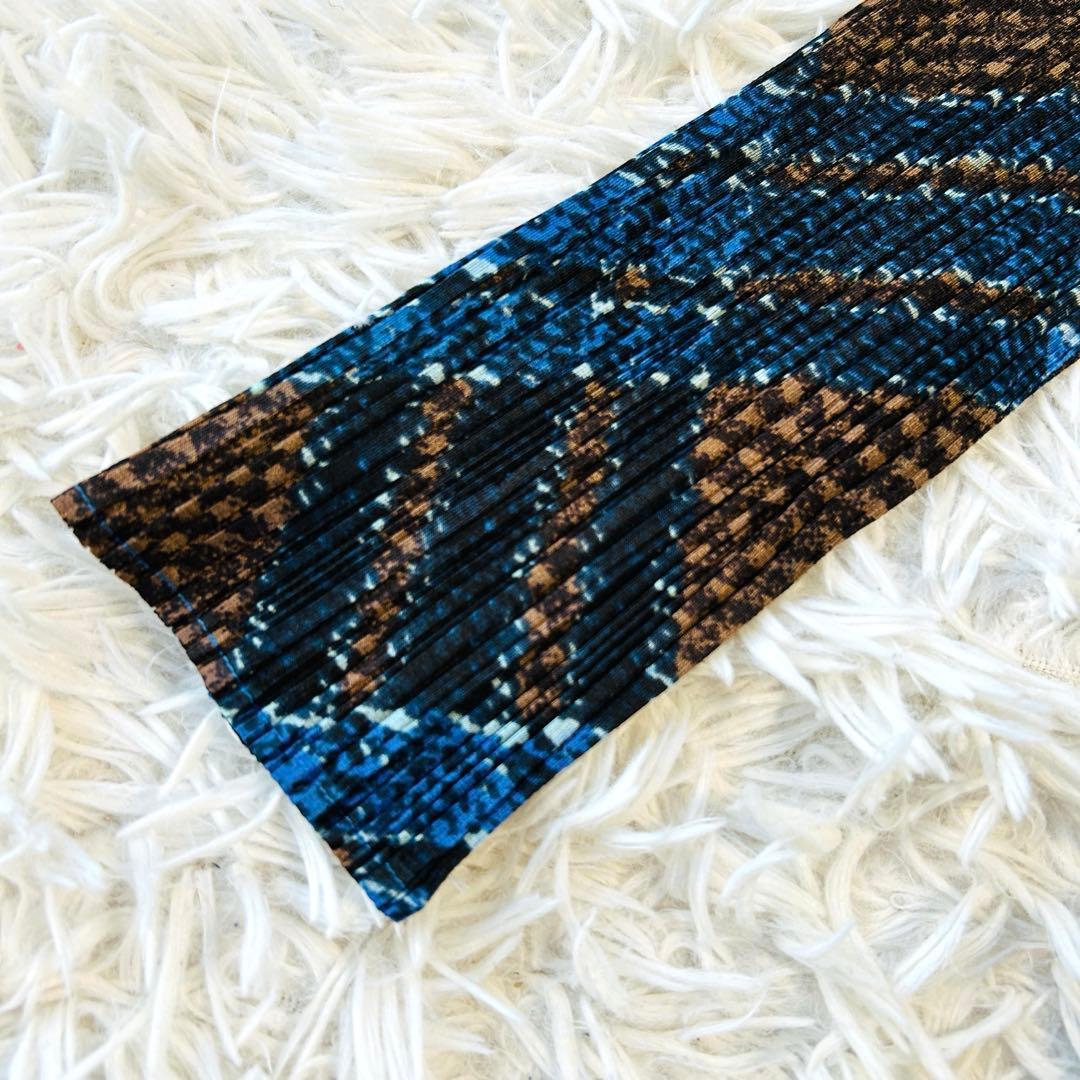 プリーツプリーズ ロングカーディガン バルーンスリーブ イッセイミヤケ