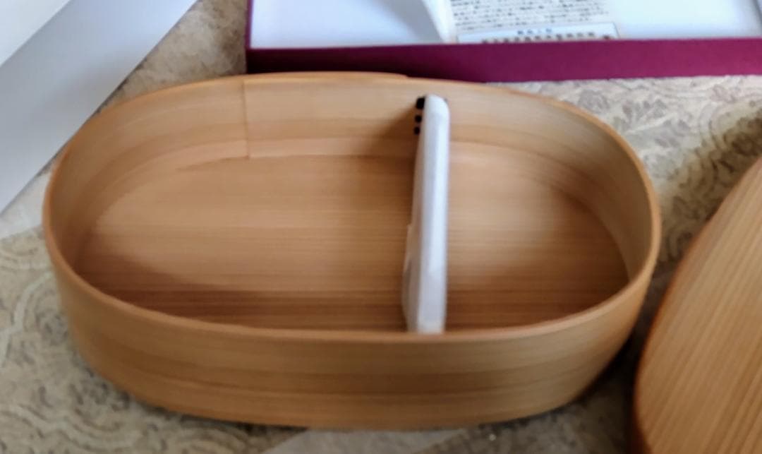 栗久の曲げわっぱ小判弁当大☆伝統的工芸品★秋田県大館☆グッドデザイン選定商品