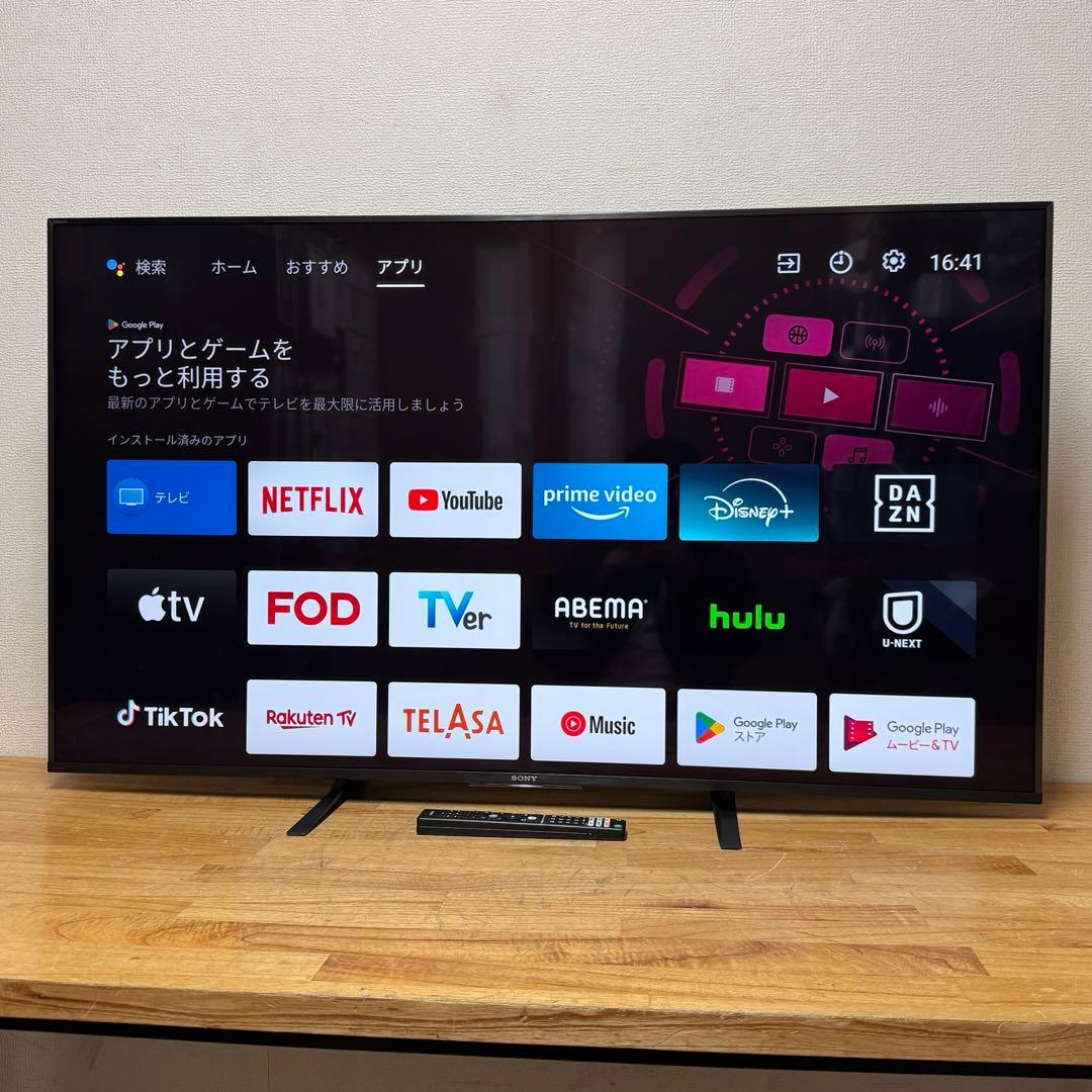 SONY 55V型 4K 液晶テレビ BRAVIA KJ-55X8550G