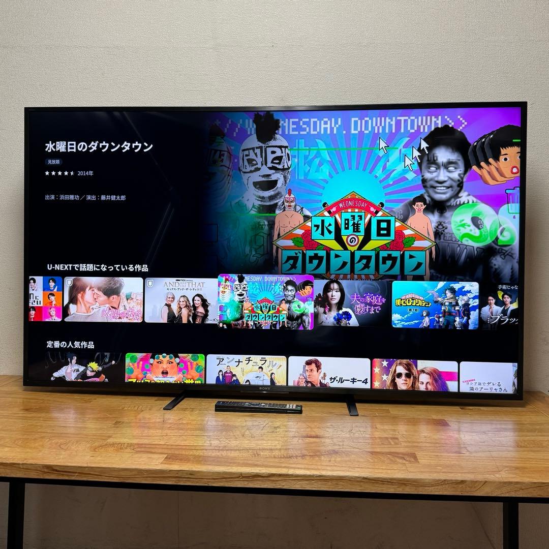 SONY 55V型 4K 液晶テレビ BRAVIA KJ-55X8550G