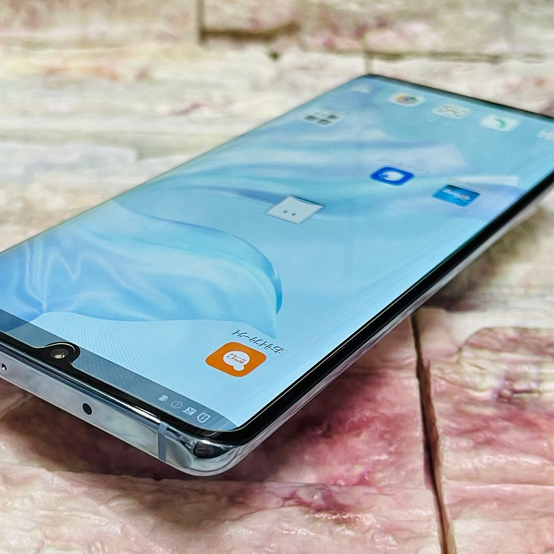 美品 SIMフリー HUAWEI P30 Pro 128GB クリスタル