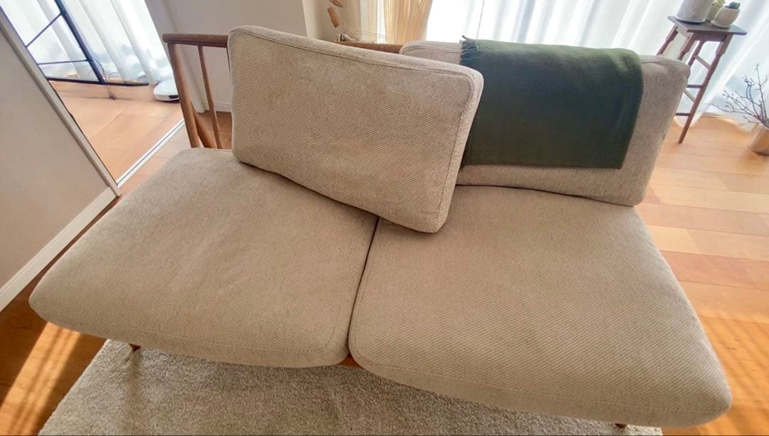 【けい】Momo natural モモナチュラルクラウドソファ2P