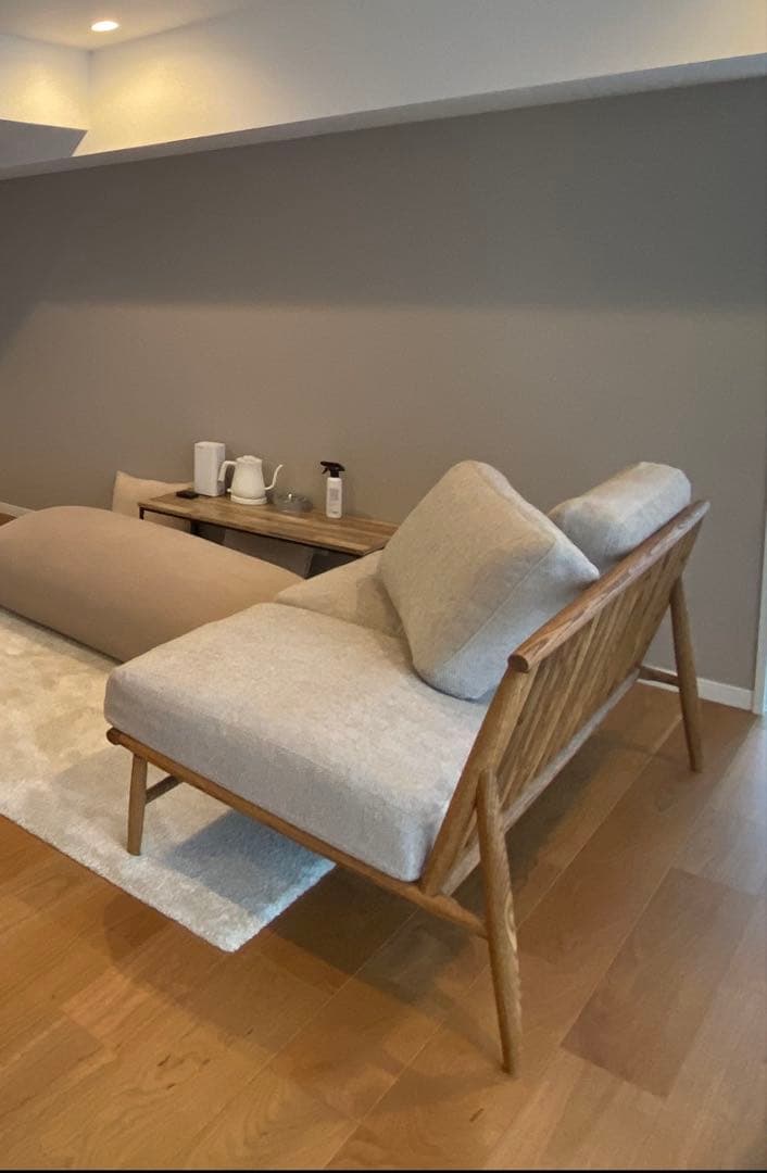 【けい】Momo natural モモナチュラルクラウドソファ2P