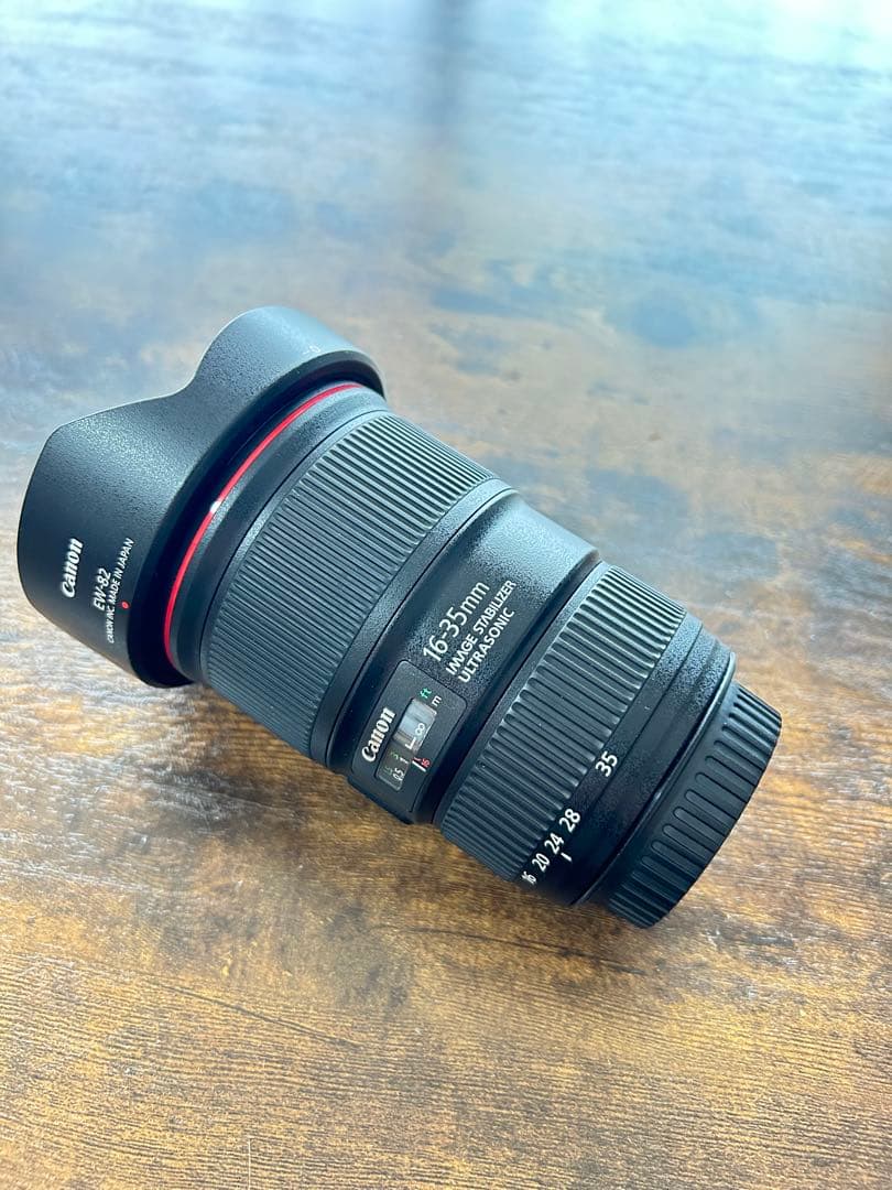 キャノンCanon EF16-35mm f/4L IS USM ズームレンズ美品