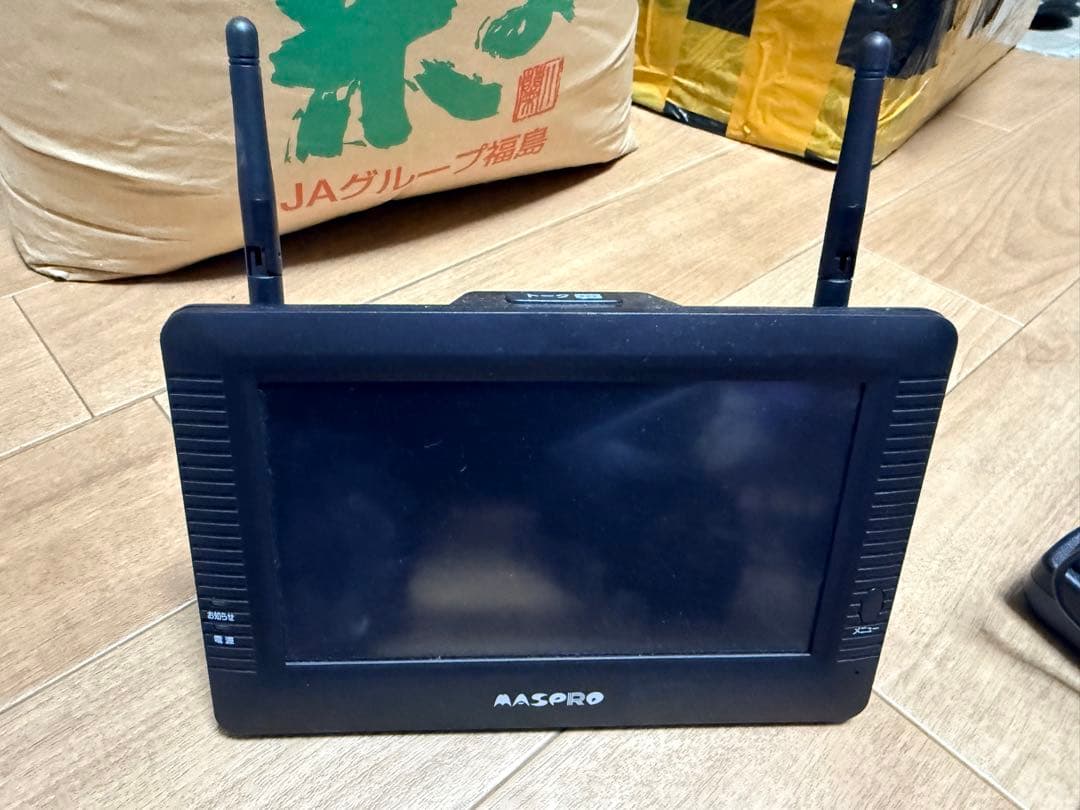 MASPRO ワイヤレスカメラ 2台セット モニター付き