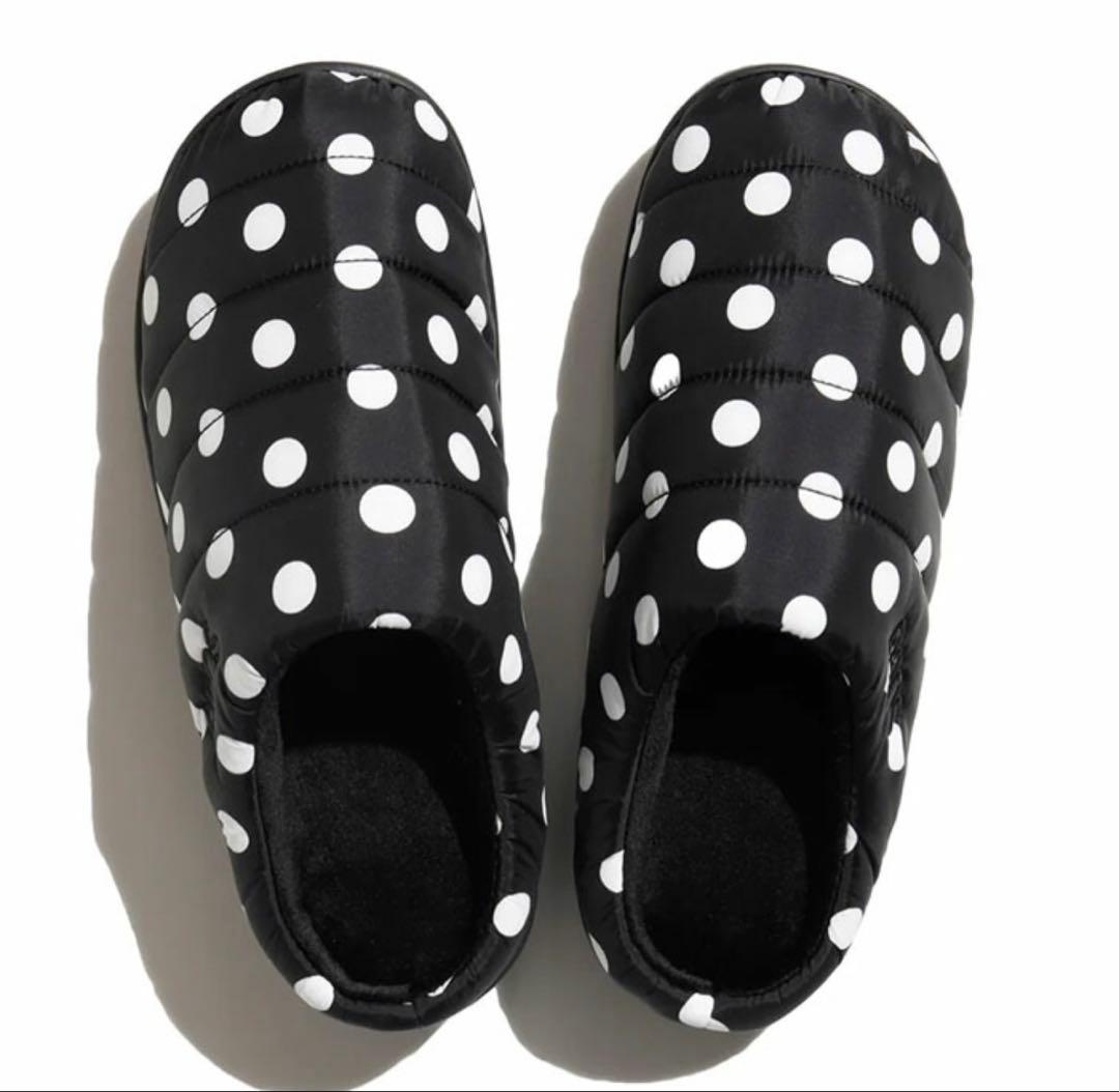 SUBU ドット柄スリッパ 26〜27.5cm