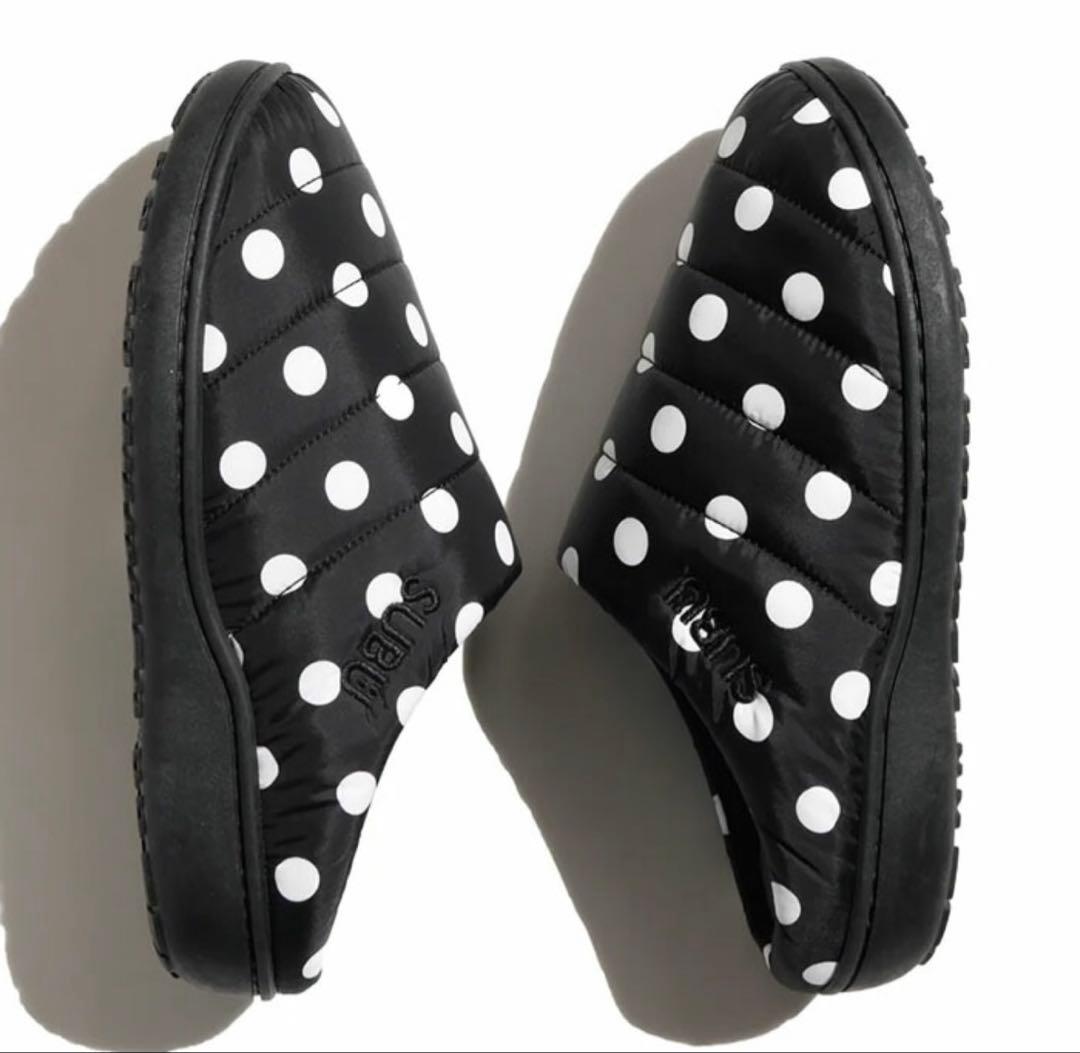 SUBU ドット柄スリッパ 26〜27.5cm